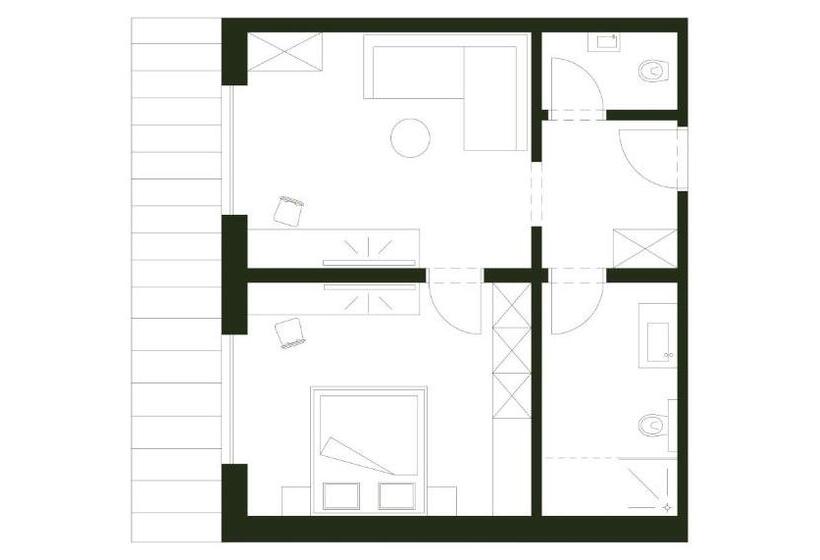 Suite with lake view, Seehotel St Hubertus