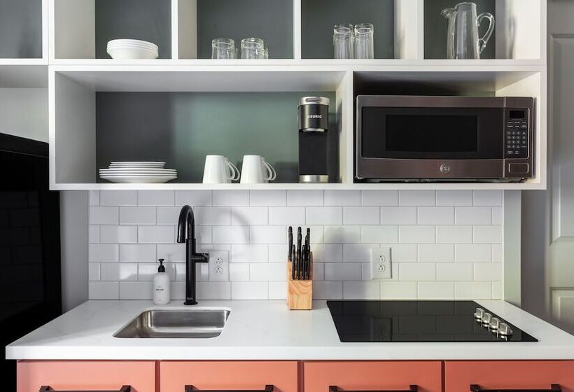Студия Deluxe, Kasa Edison House South End Dilworth Charlotte