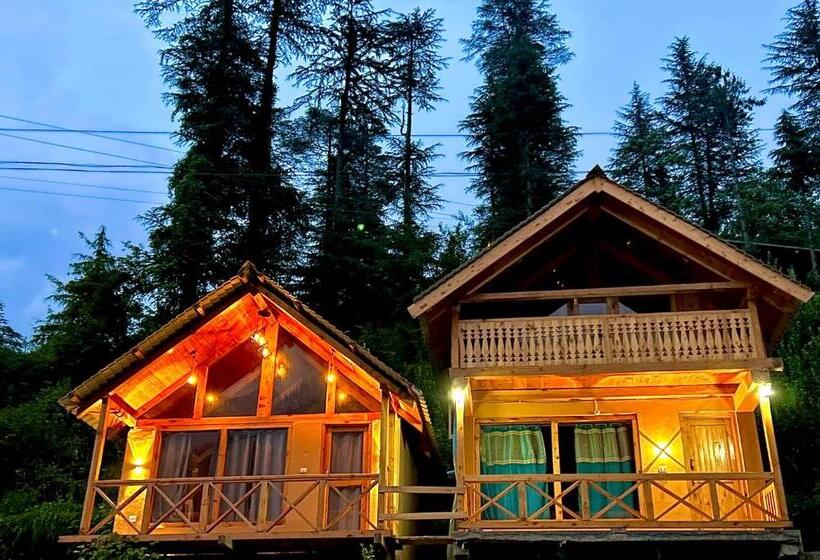 발코니 디럭스 룸, The Forest Cabin Jibhi