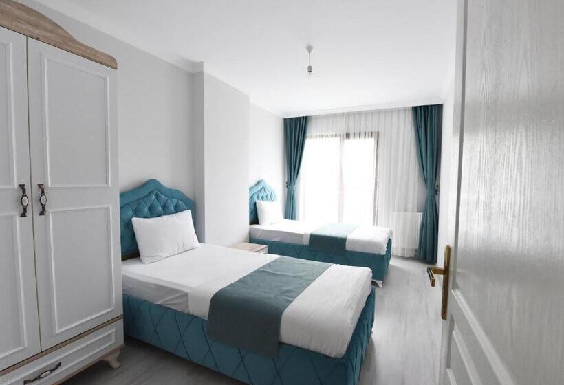 침실 1개 바다 전망 아파트, Asya Resi̇dence Otel