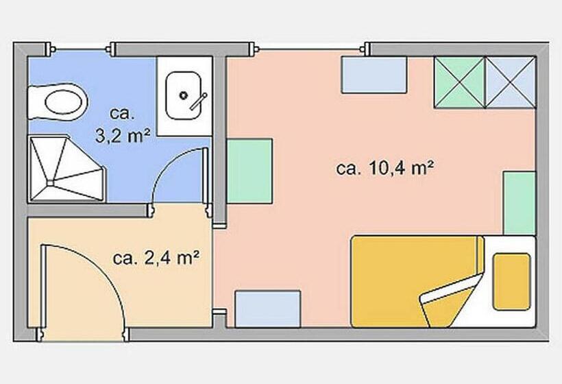 Номер Superior Одноместный, Appartement Roggal