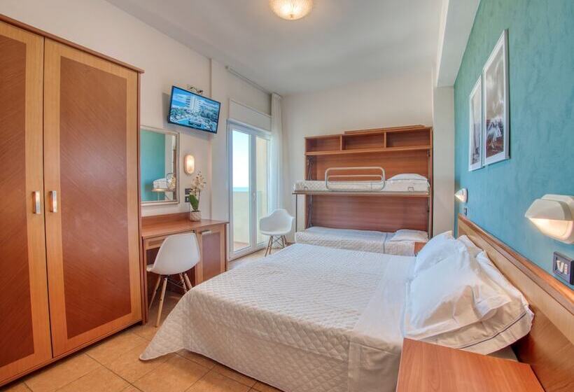景色の見えるスタンダード４人部屋, Colorado Cesenatico