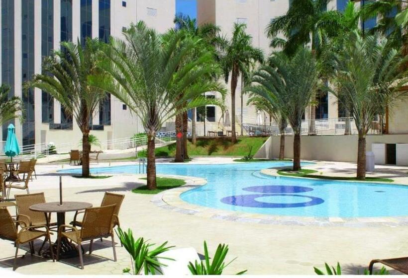 스탠다드 스튜디오 풀장 전망, Condomínio Barretos Thermas Park   Flat Parque Do Peão