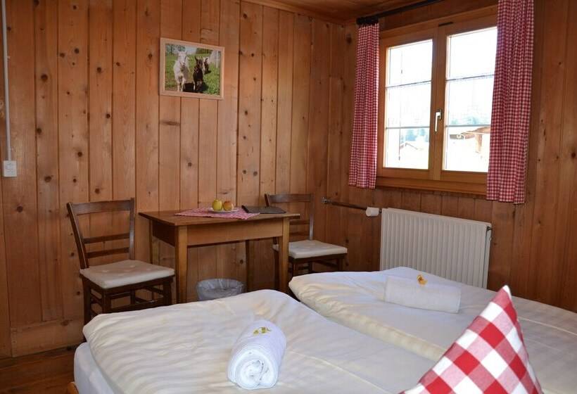 带共用浴室的标准房间, Gasthaus Alpina
