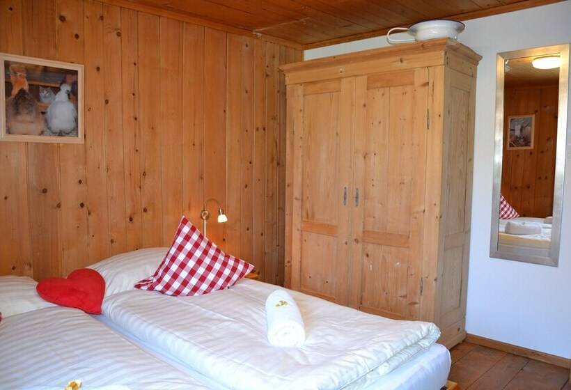 带共用浴室的标准房间, Gasthaus Alpina