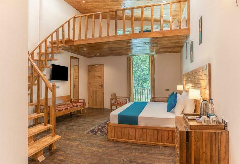 4인용 스탠다드 룸, The Brightside Resorts Tirthan   A Riverside