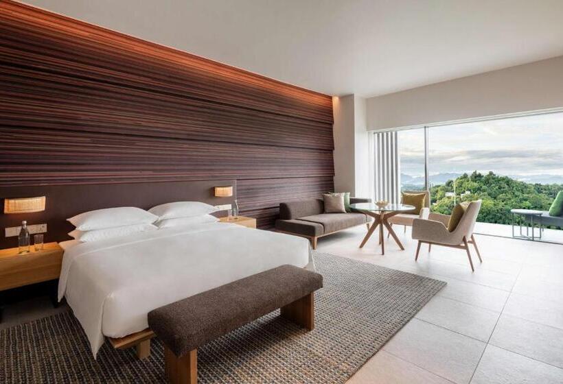 전망 디럭스룸 킹침대, Hyatt Centric Kota Kinabalu