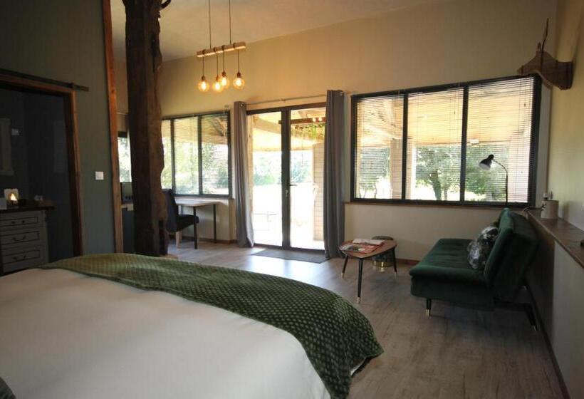 Люкс с Террасой, Chambres D Hôtes La Difference Le Pressoir