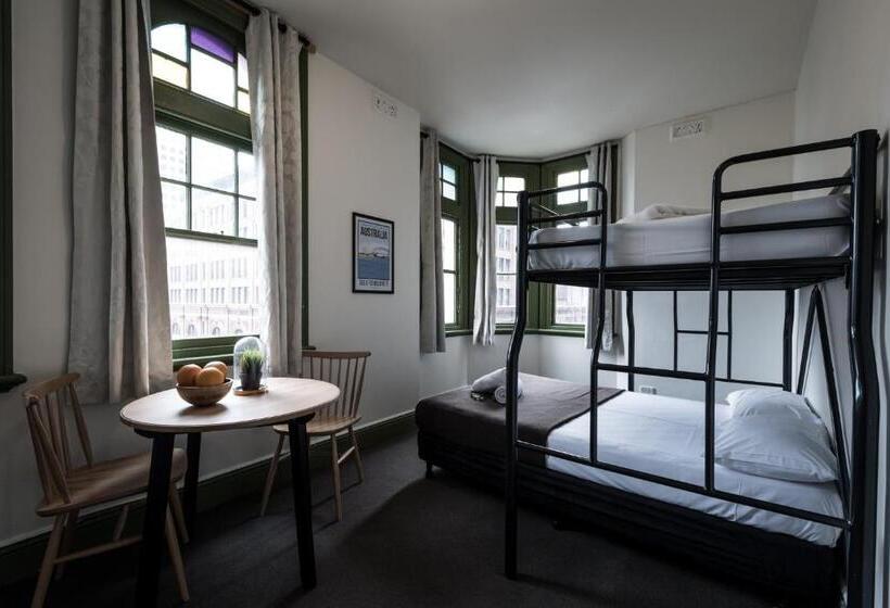 스탠다드 트리픔 룸 공동욕실, Sydney Central Inn