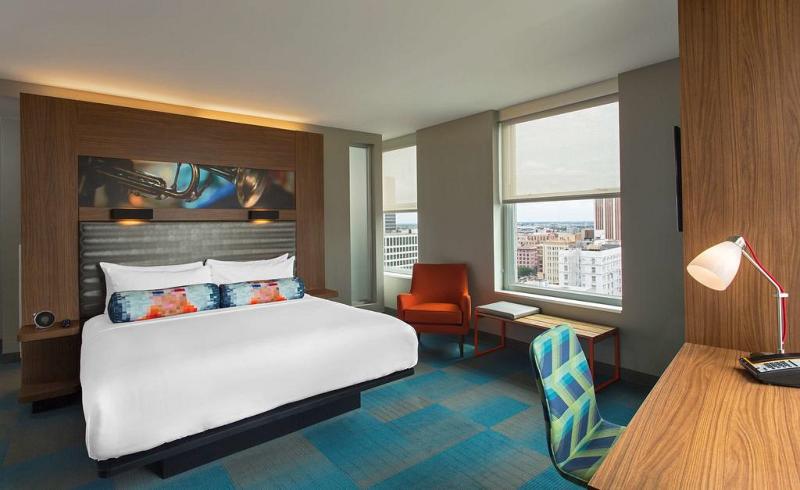 스탠다드 룸 킹사이즈 침대, Aloft New Orleans Downtown