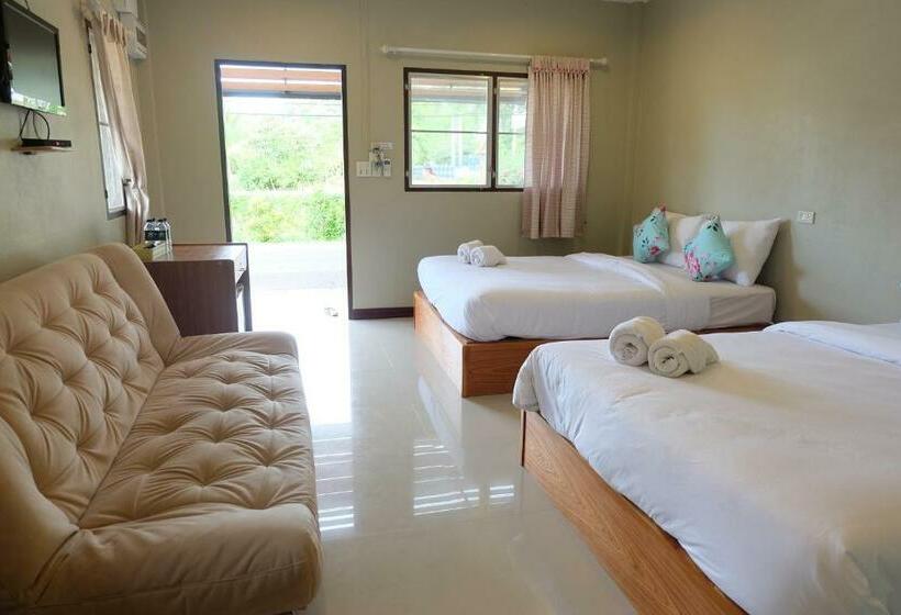 클래식 4인 룸, Baansuanchan Resort