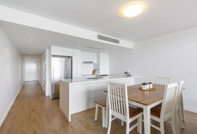 침실 3개 바다 전망 아파트, Echelon Apartments Yeppoon
