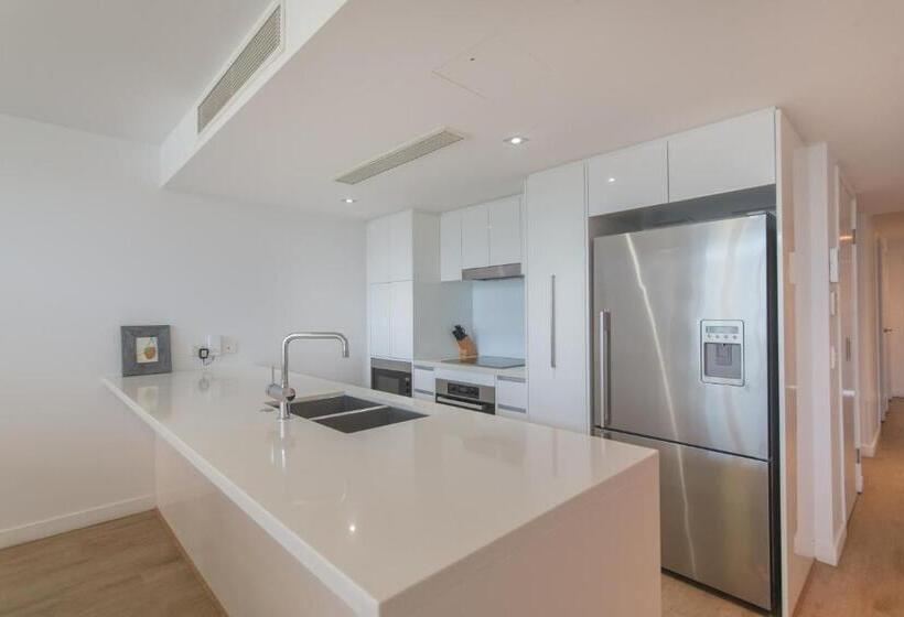 침실 3개 바다 전망 아파트, Echelon Apartments Yeppoon