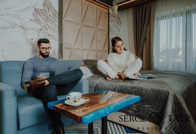 Номер Superior с Террасой, Serce Tatr Residence Zakopane   Blisko Krupówek