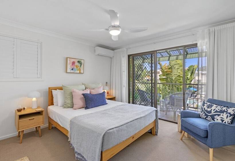 带露台两卧住房, Noosa Village River Resort