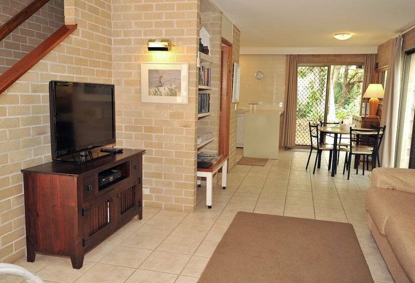带露台两卧住房, Noosa Village River Resort