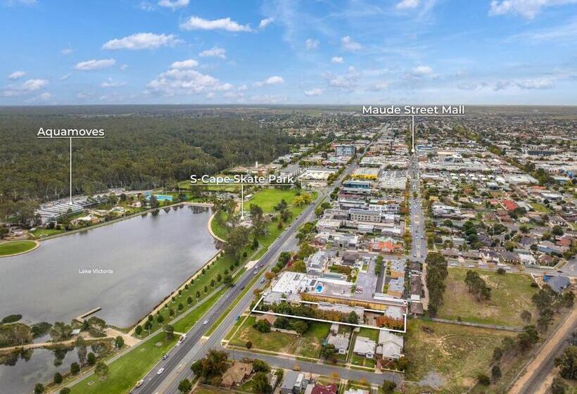 침실 1개 가든 전망 아파트, Central Shepparton Apartments