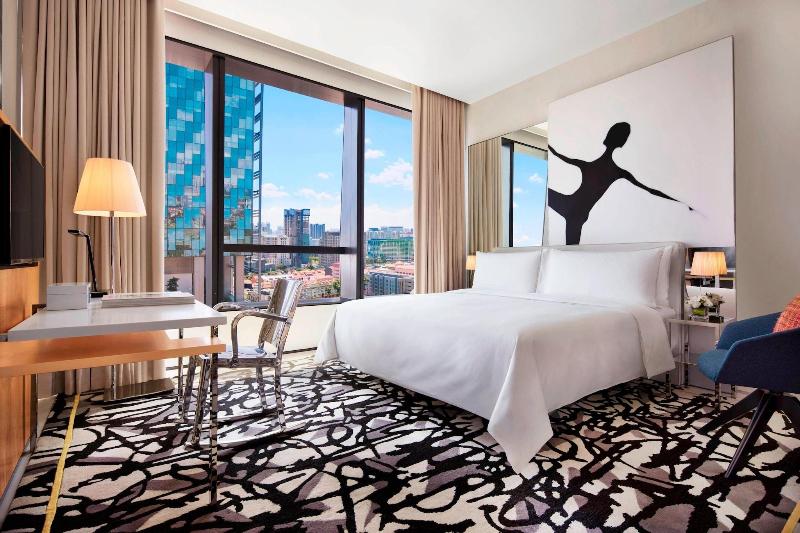 اتاق لوکس با تخت بزرگ, Jw Marriott Hotel Singapore South Beach