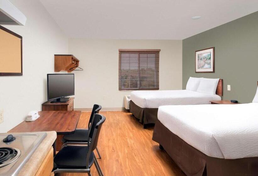 带2个双人床的标准工作室, Extended Stay America Select Suites  Salt Lake City  West Valley City