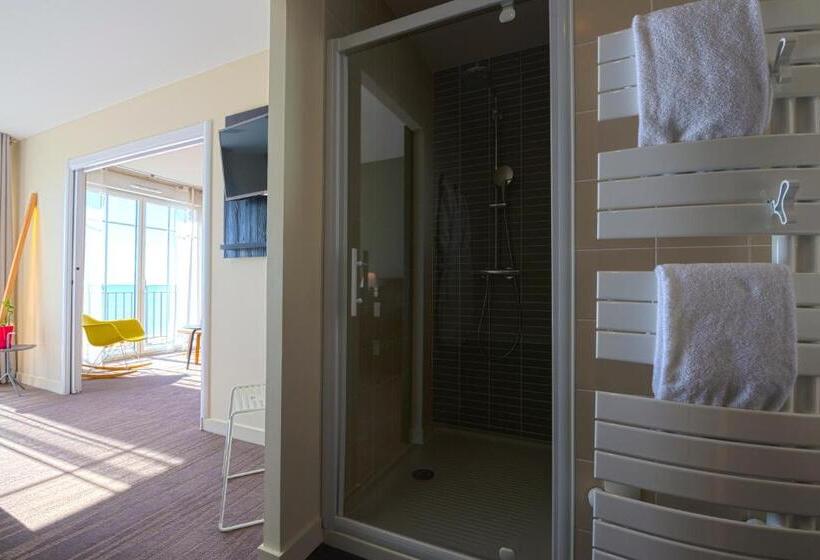 Люкс Кровать Кинг, Les Flots   Hôtel Et Restaurant Face à L Océan   Châtelaillon Plage