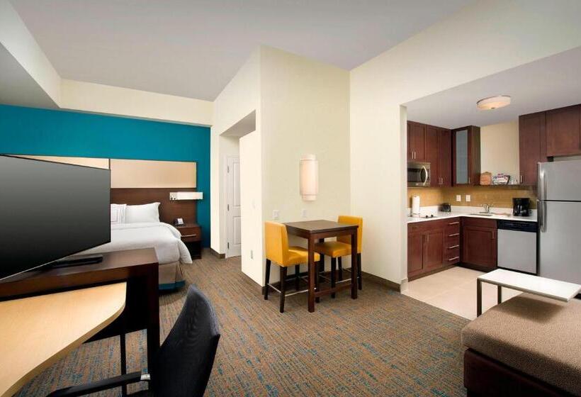 带大床的标准工作室, Residence Inn By Marriott Miami Airport West/doral