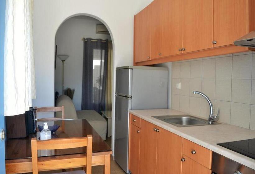 Апартаменты 1 Спальня с Террасой, Mer Bleu Luxury Apartments