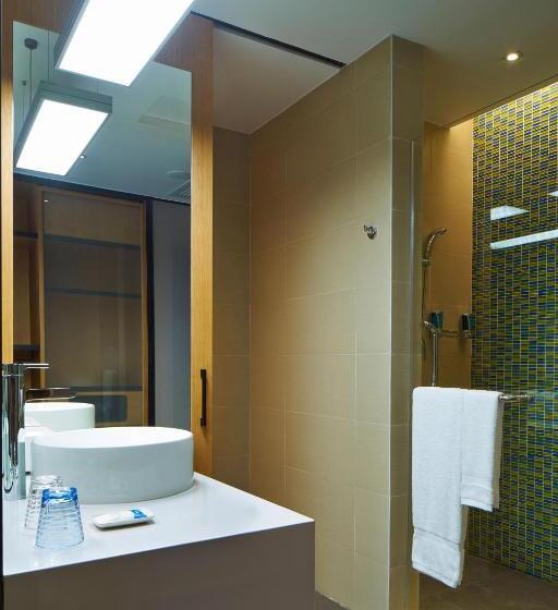 Номер Стандарт 2 Двуспальные Кровати, Aloft Dongguan Songshan Lake