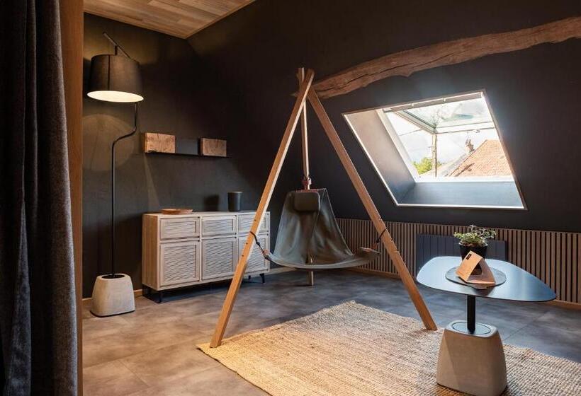 Люкс Deluxe Кровать Кинг, Le Domaine Des Prés Verts Suites & Chambres Avec Jacuzzi Privatif