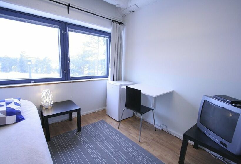 스탠다드 싱글 룸 공동욕실, Forenom Hostel Espoo Kivenlahti