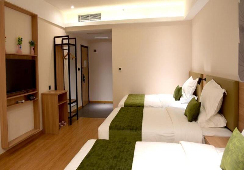 Номер Стандарт, Greentree Inn Express Hotel Heyuan N1 High Fountain