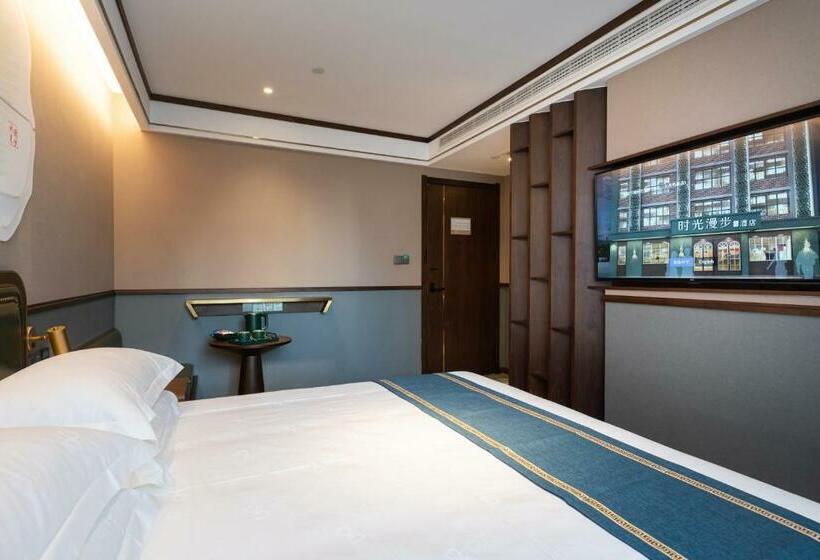 اتاق سوپریور با تخت بزرگ, Time Traveller Boutique Hotel   Near Beijing National Stadium , Olympic Forest Park , National Conve