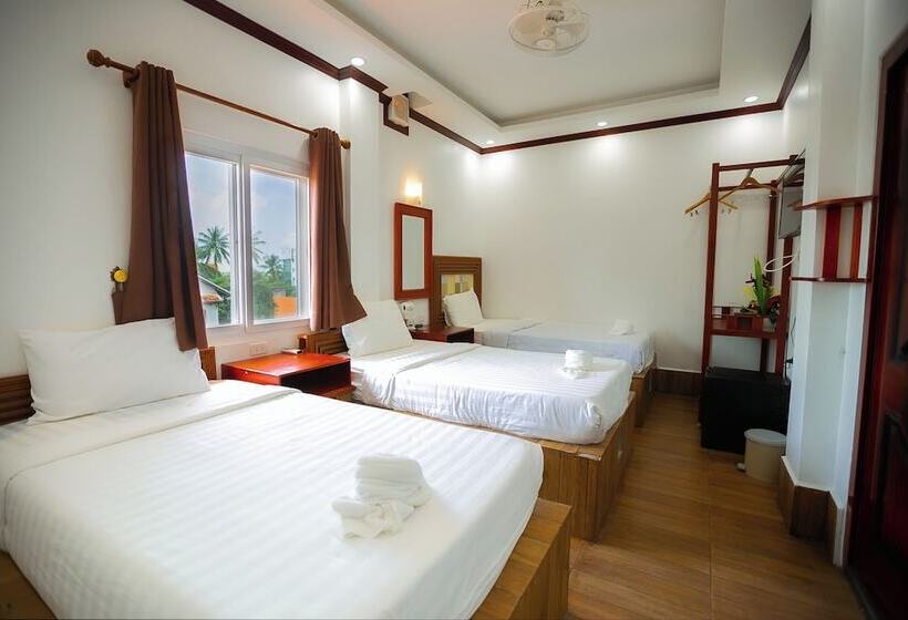 디럭스 트리플 룸, Vientiane Ruby Riverside