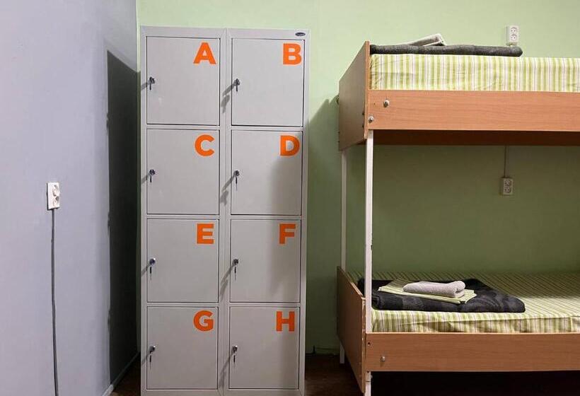 تختخواب در اتاق مشترک, Fox Hostel Kyiv