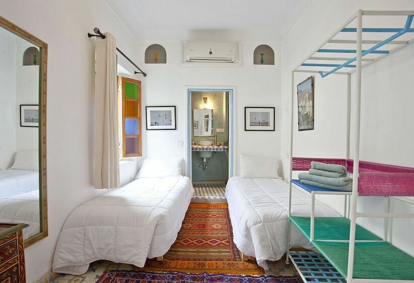 اتاق استاندارد سه تخته با چشم‌انداز باغ, Riad Dar Aida
