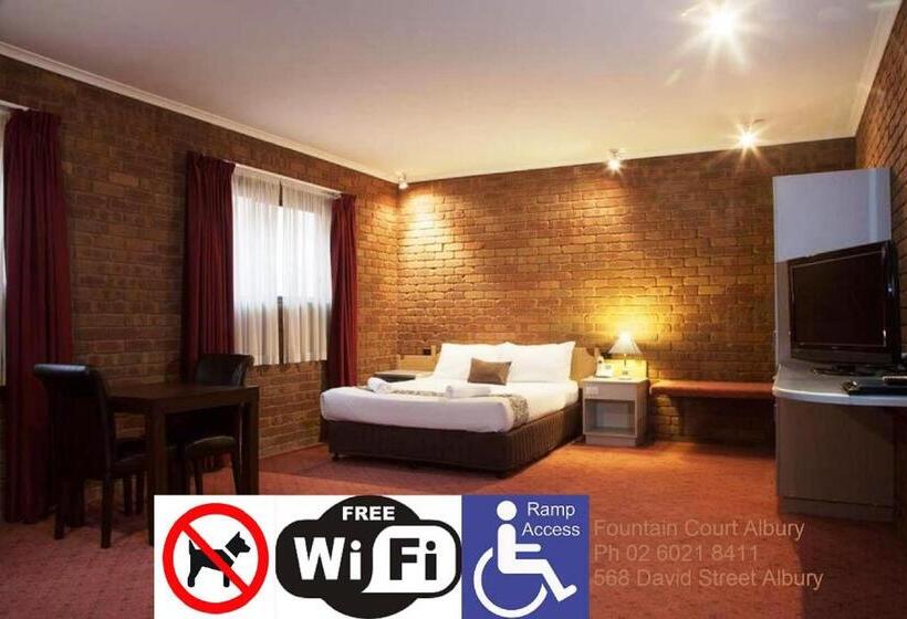 ハイドロマッサージバス付きスイート, Fountain Court Motor Inn Albury