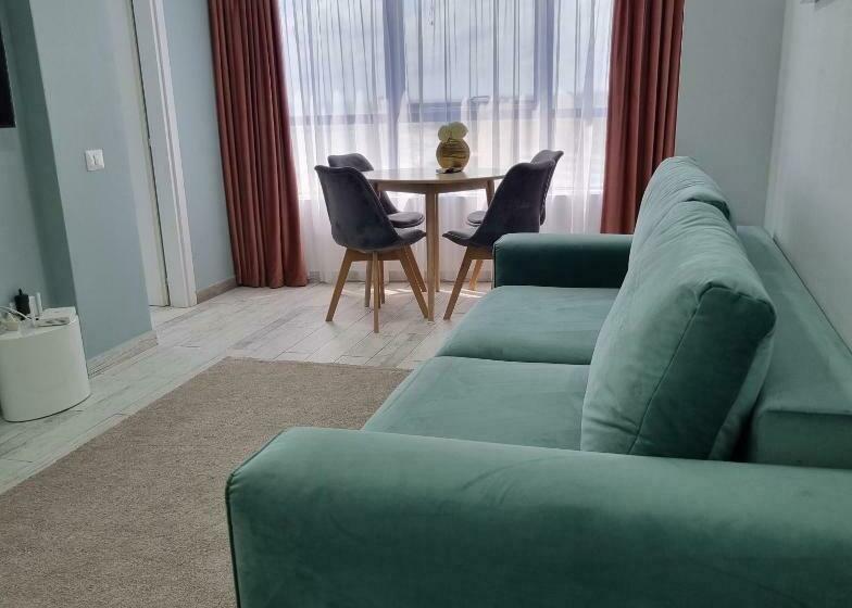 带1个卧室的带海景的公寓, Olimp Sea View Apartments Etajul 11