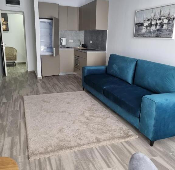 带1个卧室的带海景的公寓, Olimp Sea View Apartments Etajul 11