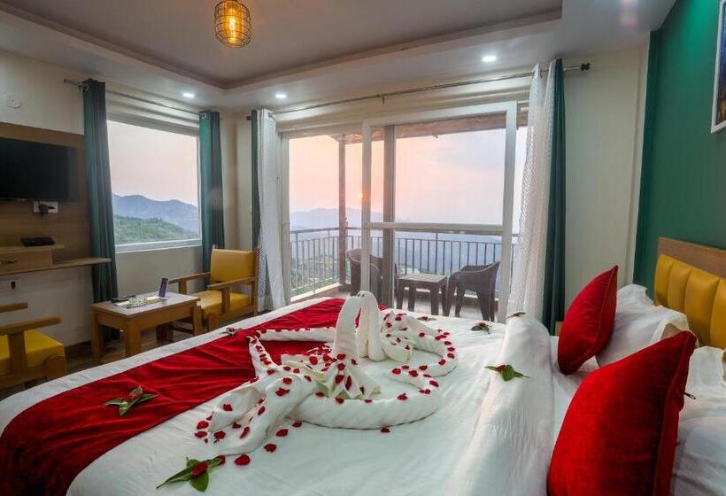 디럭스 룸 산전망, Mukteshwar Treat Resort