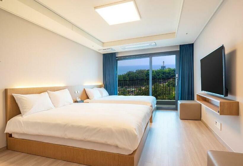 اتاق لوکس با چشم‌انداز دریا, Sokcho I Park Suite Hotel & Residence