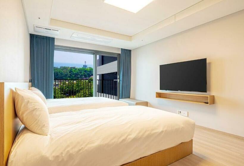 اتاق سوپریور با چشم‌انداز شهر, Sokcho I Park Suite Hotel & Residence