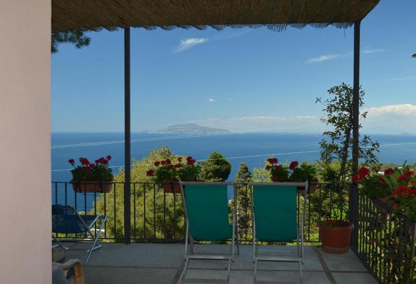 Triple Room Sea View, Le Ginestre Di Capri Bb & Holiday House