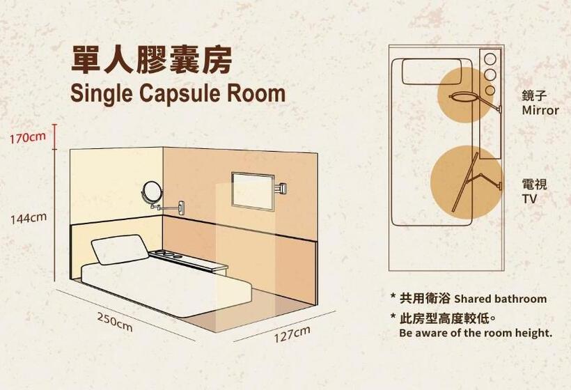 Bed in Shared Room with Shared Bathroom, Kenting My Home