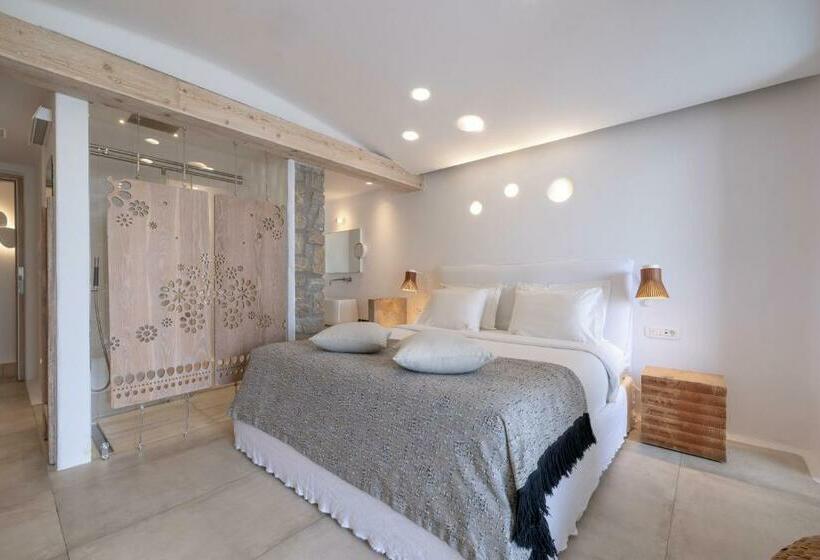 Номер Deluxe с Гидромассажем, Kove Mykonos   A Myconian Collection