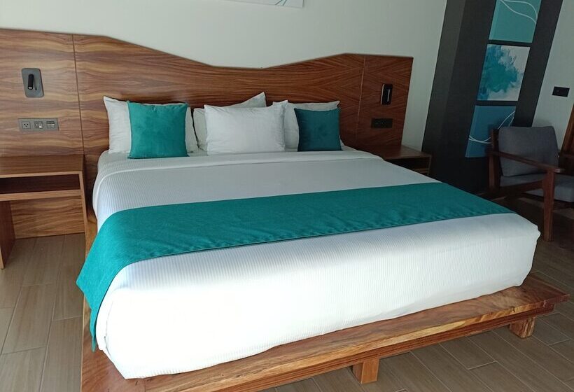 キングサイズベッドのデラックスルーム, Cristalino Lagoon Front Hotel, Restaurant & Spa