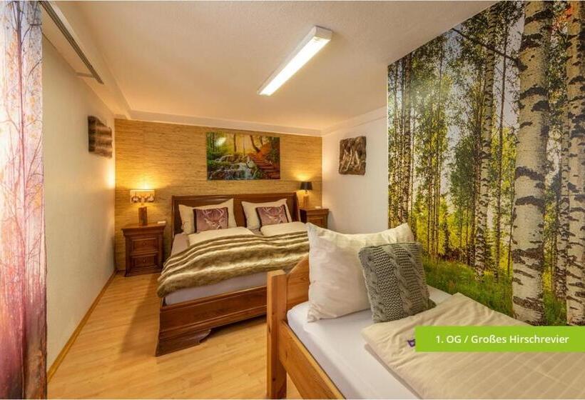 Апартаменты 2 Спальни, Platzhirsch Zur Alten Wagnerei Gästehaus