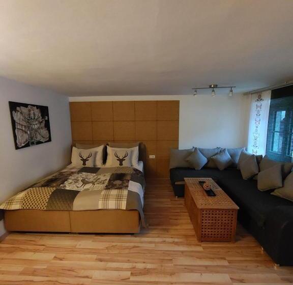 Апартаменты 2 Спальни, Platzhirsch Zur Alten Wagnerei Gästehaus