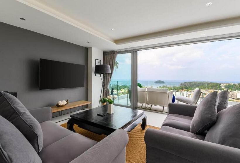 침실 1개 디럭스 아파트, The View Phuket By Resava