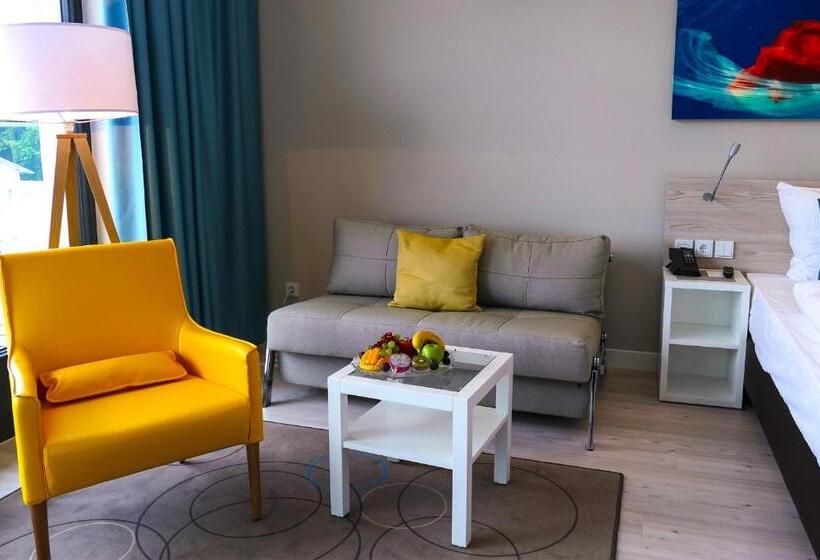 小型套房带海景, Seetelhotel Kaiserstrand Beach