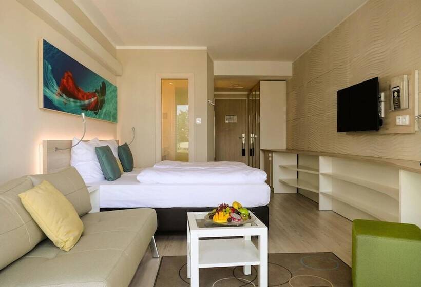 스탠다드 룸 측면 바다 전망, Seetelhotel Kaiserstrand Beach