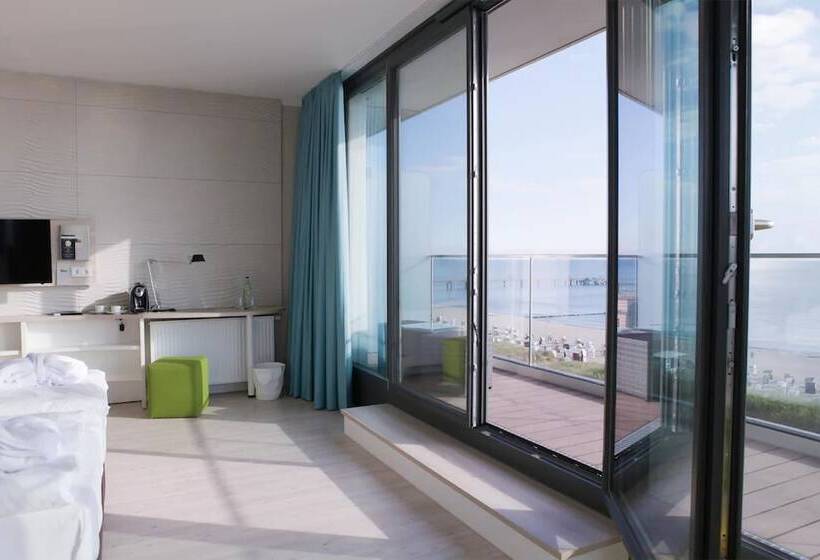 小型套房带海景, Seetelhotel Kaiserstrand Beach